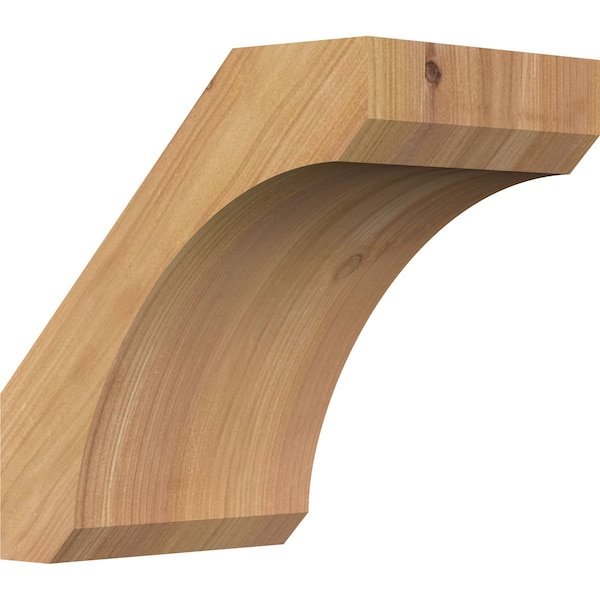 Ekena Millwork 5 1/2"W x 8"D x 8"H Legacy Smooth Knee Brace, Western Red Cedar BRC06X08X08LEC00SWR - main